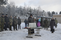 Военнослужащие Полоцкого пограничного отряда торжественно встретили праздник Крещения Господня.