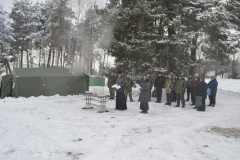 Военнослужащие Полоцкого пограничного отряда торжественно встретили праздник Крещения Господня.