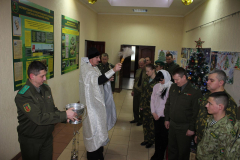 Праздник Богоявления в Пинском пограничном отряде