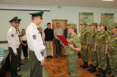 15 августа текущего года, состоялась церемония принятия военной присяги в отряде пограничного контроля «Минск»