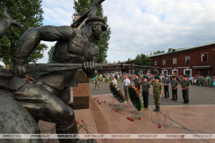 В Брестской крепости прошла акция "Боевой расчет"