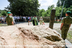 Памятник пограничникам сражавшимся в июне 1941 года открыли в Брестском районе