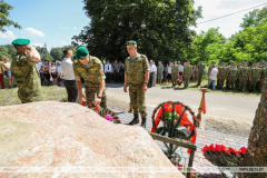 Памятник пограничникам сражавшимся в июне 1941 года открыли в Брестском районе