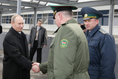 16 марта 2010 года. Владимир Путин в Бресте на белорусско-польской границе