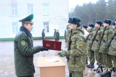 11 декабря 2021 в Сморгонской пограничной группе молодое пополнение приняло военную присягу