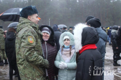 11 декабря 2021 в Сморгонской пограничной группе молодое пополнение приняло военную присягу