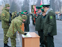 11 декабря 2021 года пограничники-новобранцы  Лидского пограничного отряда приняли Военную присягу...