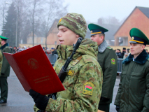 11 декабря 2021 года пограничники-новобранцы  Лидского пограничного отряда приняли Военную присягу...