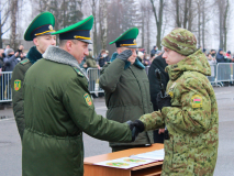 11 декабря 2021 года пограничники-новобранцы  Лидского пограничного отряда приняли Военную присягу...