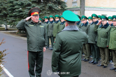 В Лидском погранотряде открыли памятный знак