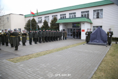 В Группе материально-технического обеспечения открыли памятный знак