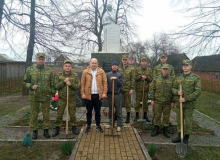 16 апреля все военнослужащие и работники Мозырского пограничного отряда приняли участие в субботнике