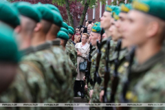 Пограничники приняли присягу в Брестской крепости...