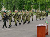 21 мая 2022 года Лидский пограничный отряд принял в свои ряды 45 военнослужащих. Торжественное мероприятие прошло на строевом пл