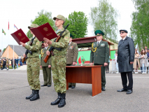 21 мая 2022 года Лидский пограничный отряд принял в свои ряды 45 военнослужащих. Торжественное мероприятие прошло на строевом пл