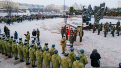 Присяга 19 ноября 2022 года. Гродненская пограничная группа...