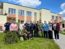 5 мая в филиале ТЦСОН аг. Подольцы (пограничная застава «Островецкая» состоялась тематическая встреча «Под мирным небом»,