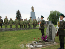 Брестские пограничники почтили память легендарного Варлама Кублашвили