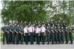 Пограничная охрана Латвии...в школе пограничников кадеты приняли присягу