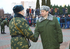 Клятву на верность Родине произнесли военнослужащие нового пополнения в Гродненской пограничной группе