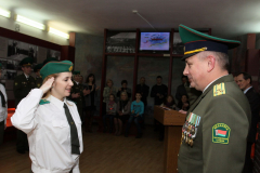 Выпуск младших офицеров...Центр подготовки специалистов пограничного контроля...04.12.2015