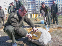 МОЛОДЫЕ ЯБЛОНИ ПОЯВИЛИСЬ НА ТЕРРИТОРИИ ОТРЯДА ПОГРАНИЧНОГО КОНТРОЛЯ «МИНСК»