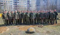 МОЛОДЫЕ ЯБЛОНИ ПОЯВИЛИСЬ НА ТЕРРИТОРИИ ОТРЯДА ПОГРАНИЧНОГО КОНТРОЛЯ «МИНСК»