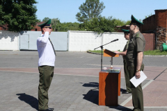 Выпуск младших офицеров 05.06.2015  Центр подготовки специалистов пограничного контроля "Института пограничной службы"(г.Брест)