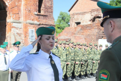 Выпуск младших офицеров 05.06.2015 Центр подготовки специалистов пограничного контроля "Института пограничной службы"(г.Брест)