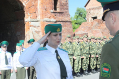 Выпуск младших офицеров 05.06.2015 Центр подготовки специалистов пограничного контроля "Института пограничной службы"(г.Брест)