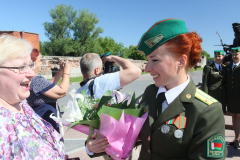 Выпуск младших офицеров 05.06.2015 Центр подготовки специалистов пограничного контроля "Института пограничной службы"(г.Брест)