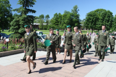 Выпуск младших офицеров 05.06.2015 Центр подготовки специалистов пограничного контроля "Института пограничной службы"(г.Брест)