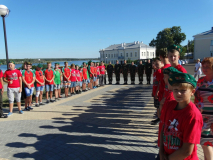 Военно-патриотический лагерь...Гомельская пограничная группа...Отдел береговой охраны «Лоев»