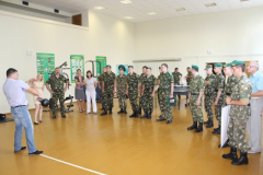 Встреча олимпийцев с военнослужащими ОПС "Речица"