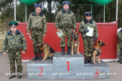 В Сморгони завершились соревнования специалистов-кинологов...