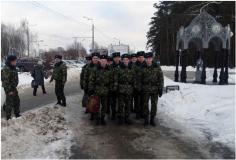 Гомельские пограничники отпраздновали Крещение Господне