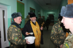 Молебен для военнослужащих Сморгонской пограничной группы