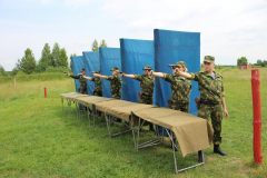 В Пинском погранотряде состоялось первенство по стрельбе, приуроченное к 100- летию пограничной службы Республики Беларусь.