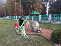 Субботник октябрь 2018 Гродненская пограничная группа