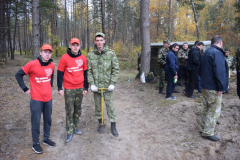 Военнослужащие Гомельской пограничной группы приняли участие в республиканской акции «Чистый лес».