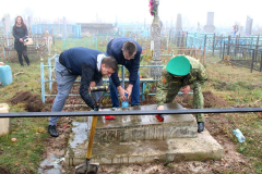 На городском кладбище Пинска благоустроили захоронения Первой мировой войны.