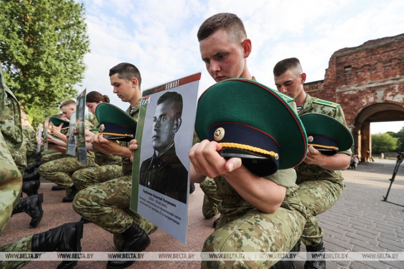 В Брестской крепости прошла акция "Боевой расчет"