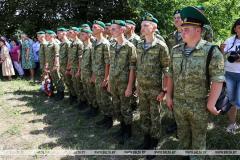 Памятник пограничникам сражавшимся в июне 1941 года открыли в Брестском районе