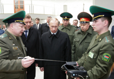 16 марта 2010 года. Владимир Путин в Бресте на белорусско-польской границе