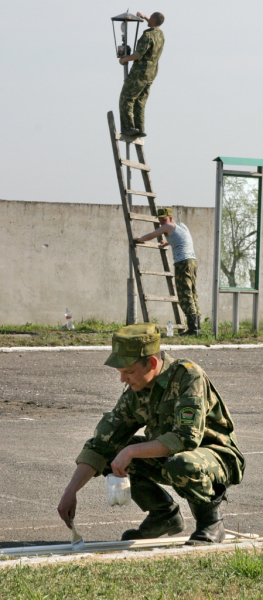 Апрель 2009. Застава "Котельня-Боярская" Брестской пограничной группы...