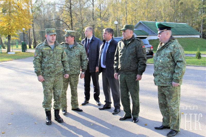 Госсекретарь Совета безопасности Республики Беларусь Александр Вольфович встретился с военнослужащими погранзаставы №4 «Казимиро