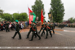 Пограничники приняли присягу в Брестской крепости...