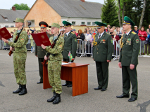 21 мая 2022 года Лидский пограничный отряд принял в свои ряды 45 военнослужащих. Торжественное мероприятие прошло на строевом пл