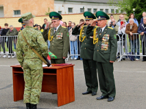 21 мая 2022 года Лидский пограничный отряд принял в свои ряды 45 военнослужащих. Торжественное мероприятие прошло на строевом пл
