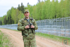 Поставские пограничники охраняют рубежи на белорусско-литовском участке протяженностью около 90 км